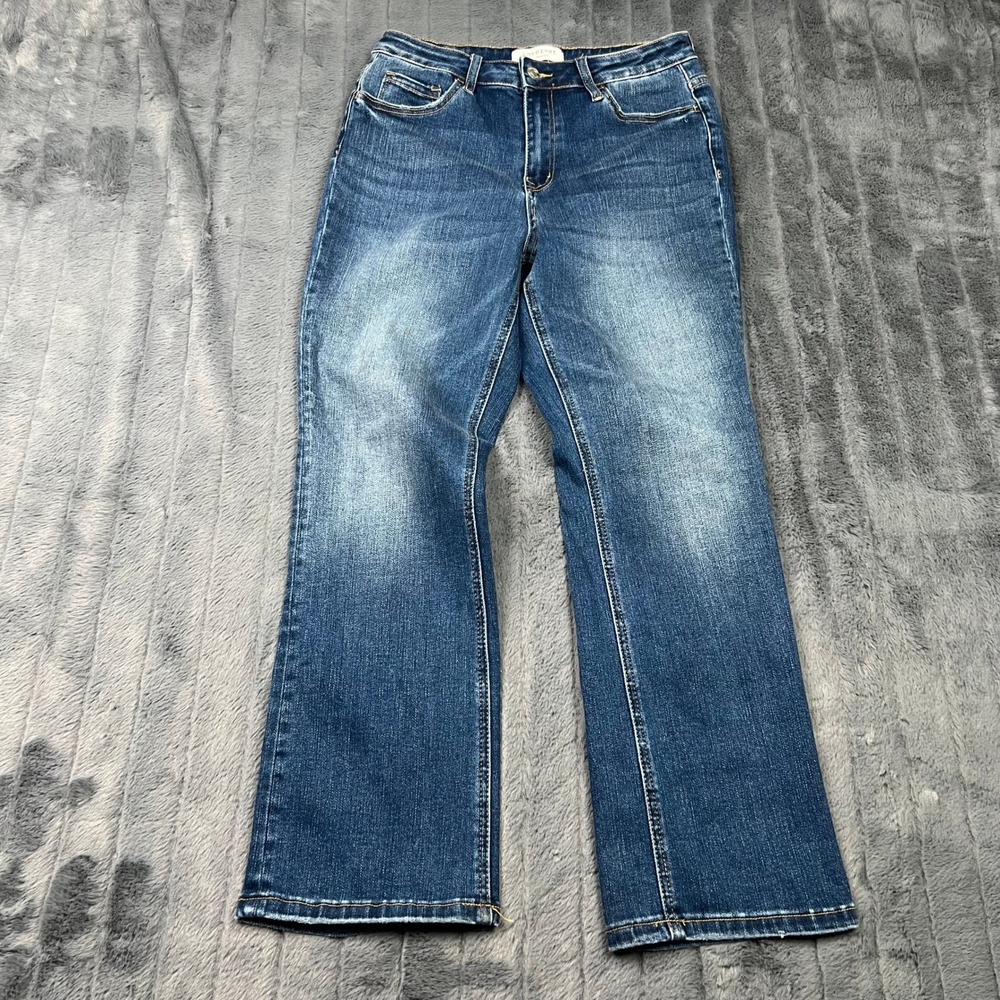 Lovervet by Vervet Womens Medium Wash Straight Leg Jeans LV1106 Size 29